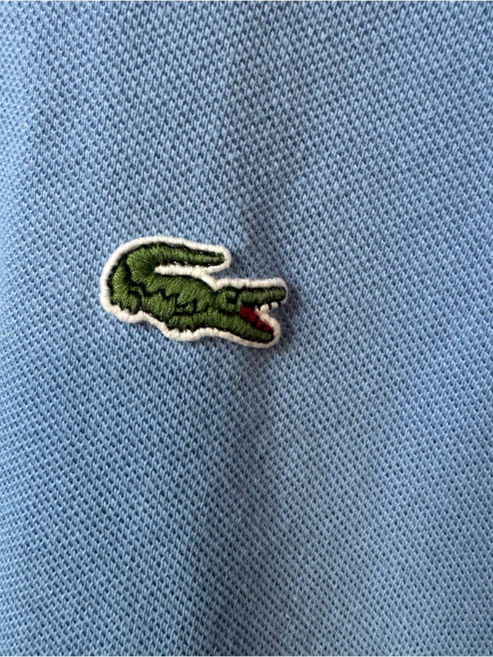 Lacoste Classic Vintage 5191L Blue Cotton Pique Polo Shirt Men Size 6 (XL) - Picture 4 of 13